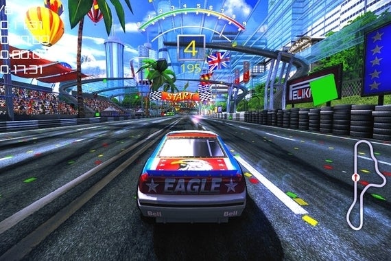 Image for The 90's Arcade Racer to be published by Nicalis, coming to Wii U