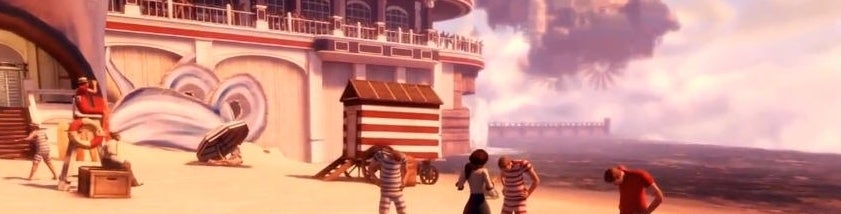 Image for 13 minut hraní BioShock Infinite o pláži v oblacích