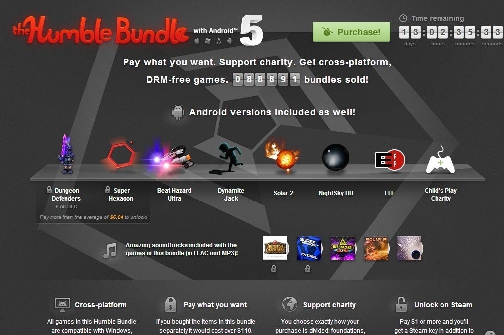 Imagem para Humble Bundle with Android 5 já arrancou