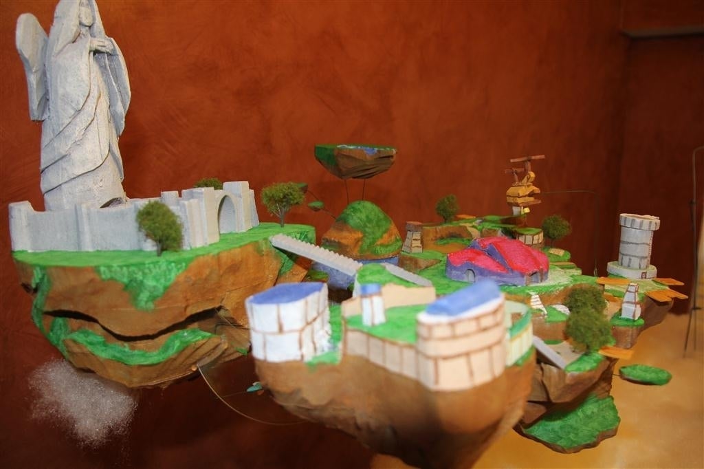 Imagen para Recrean algunos escenarios de Zelda: Skyward Sword en un pastel