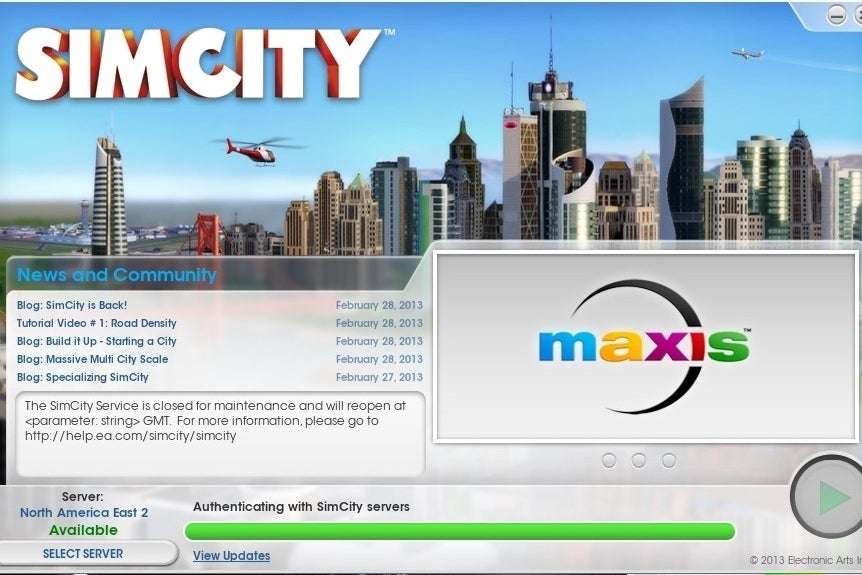 Image for SimCity launch debacle: EA admits it was "dumb", says sorry with a free game