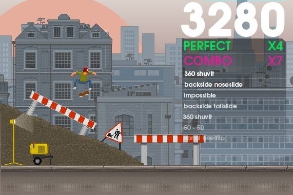 Image for Vita-exclusive OlliOlli is an auto-skateboarder a bit like Tony Hawk's but in pixely 2D