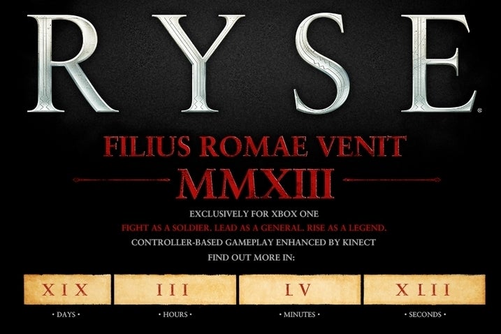 Image for Crytek's Ryse confirmed as an Xbox One exclusive