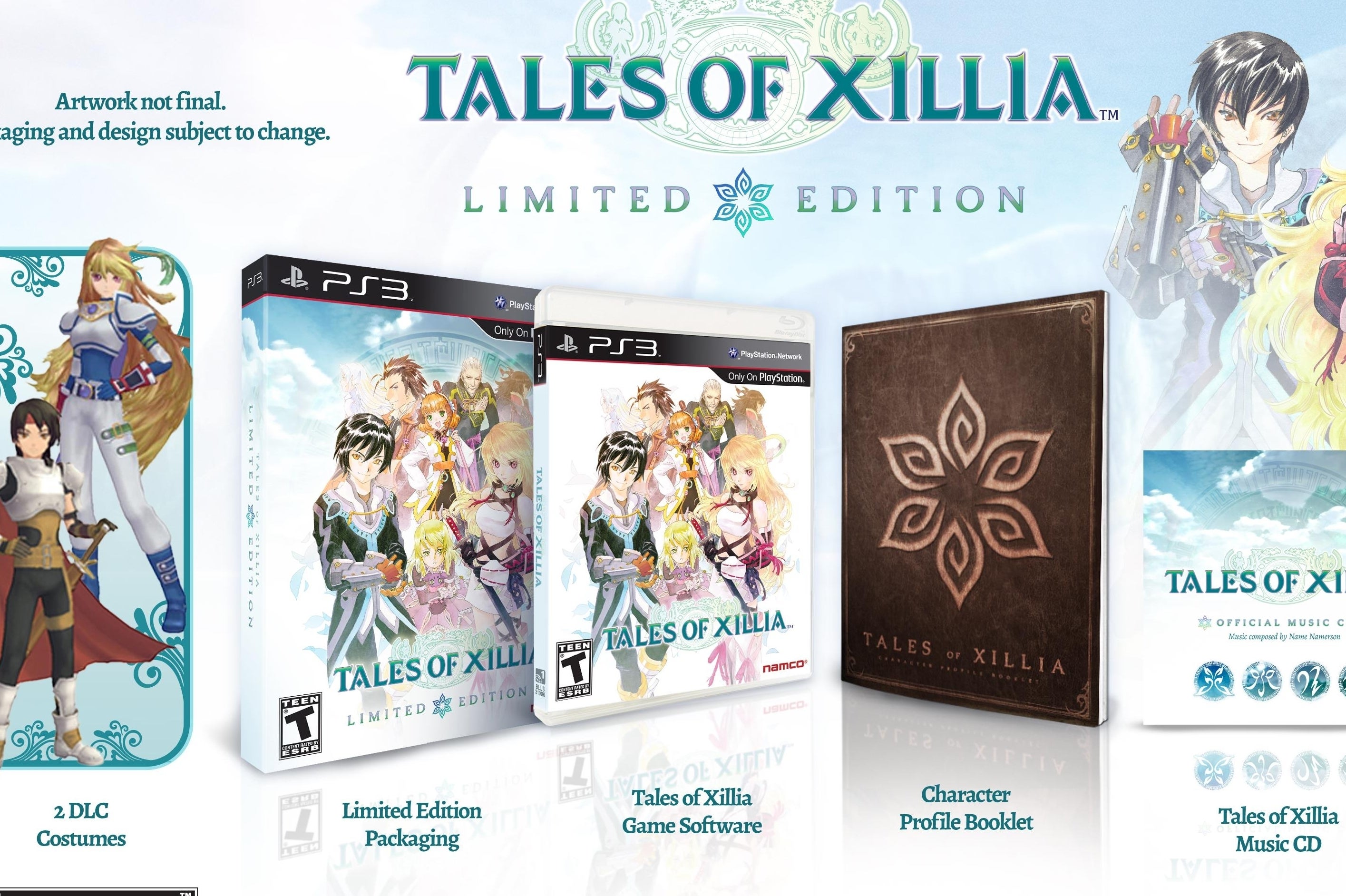 Imagem para Tales of Xillia com edição limitada