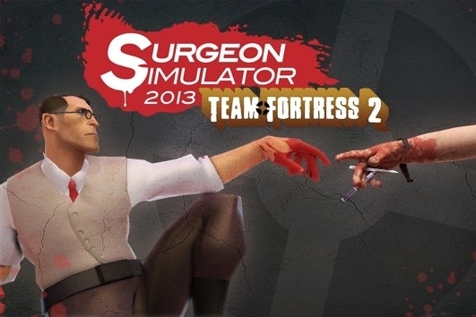 Image for Operate on the Team Fortress 2 Medic and Heavy with free Surgeon Simulator 2013 update