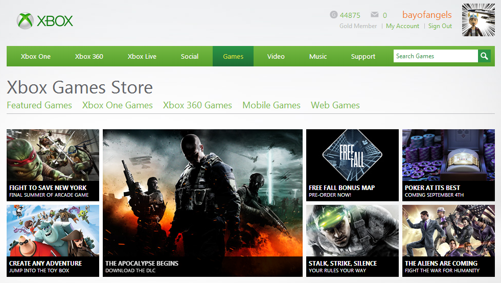 zwaartekracht Kan weerstaan musical Xbox Live Marketplace retitled as Xbox Games Store | Eurogamer.net