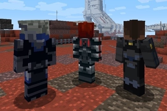 Obrazki dla Minecraft otrzyma zestaw tekstur z Mass Effect w wersji X360