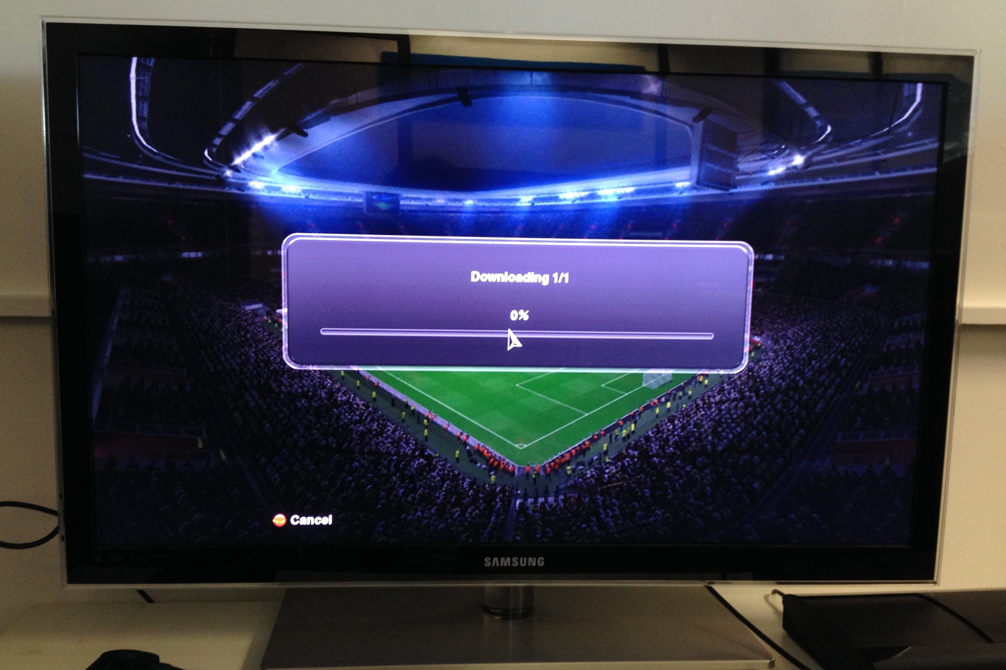 Image for PES 2014 having online update problems