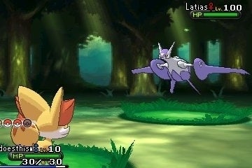 Imagem para Latios e Latias com mega evoluções em Pokémon X e Y
