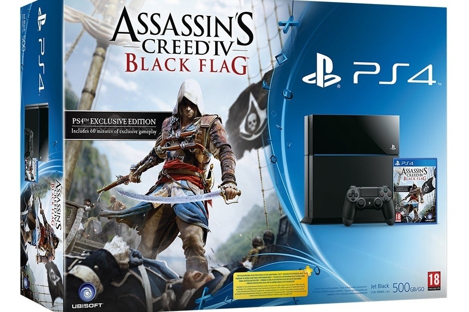 Imagem para PS4: Bundle com Assassin's Creed 4 substitui Watch Dogs