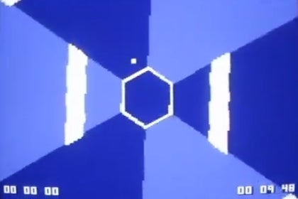 Image for Super Hexagon ported to Commodore 64 with Micro Hexagon