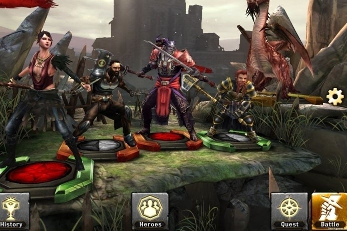 Image for Heroes of Dragon Age out on iOS, Android