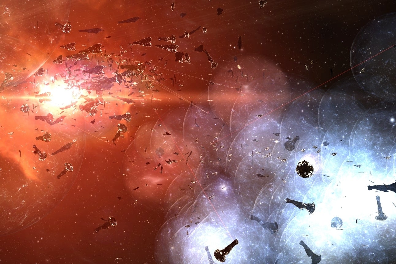 Obrazki dla Twórcy kosmicznego EVE Online podsumowują największą bitwę w historii gry