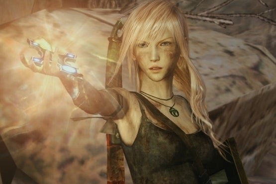 Image for Lightning has a Lara Croft costume in the new Final Fantasy