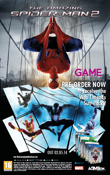 The Amazing Spider-Man 2 to Europe May | Eurogamer.net