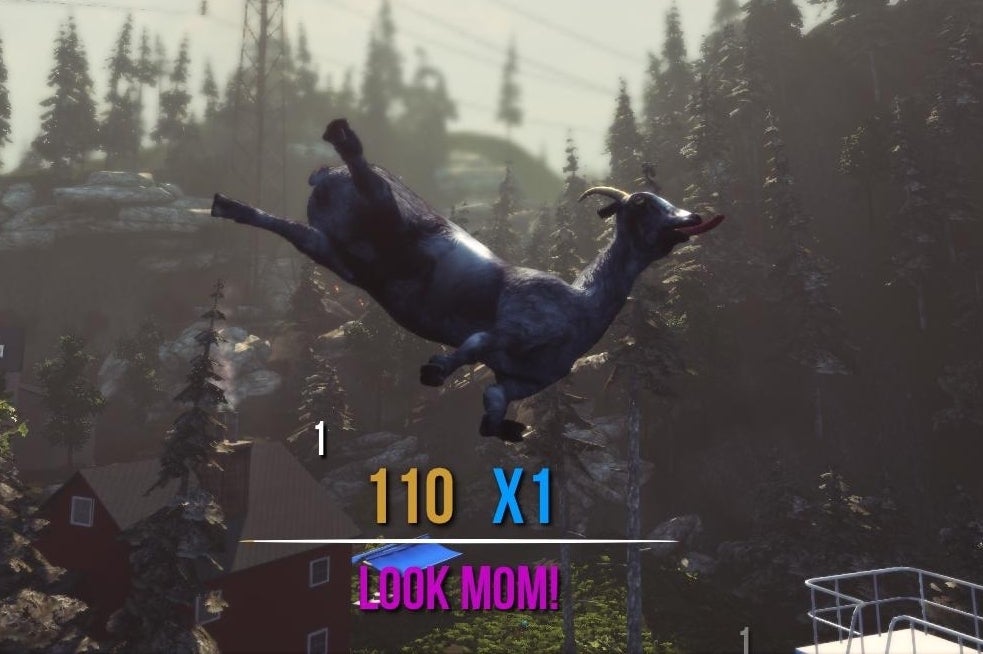 Image for Goat Simulator's launch trailer is a work of cinematic genius