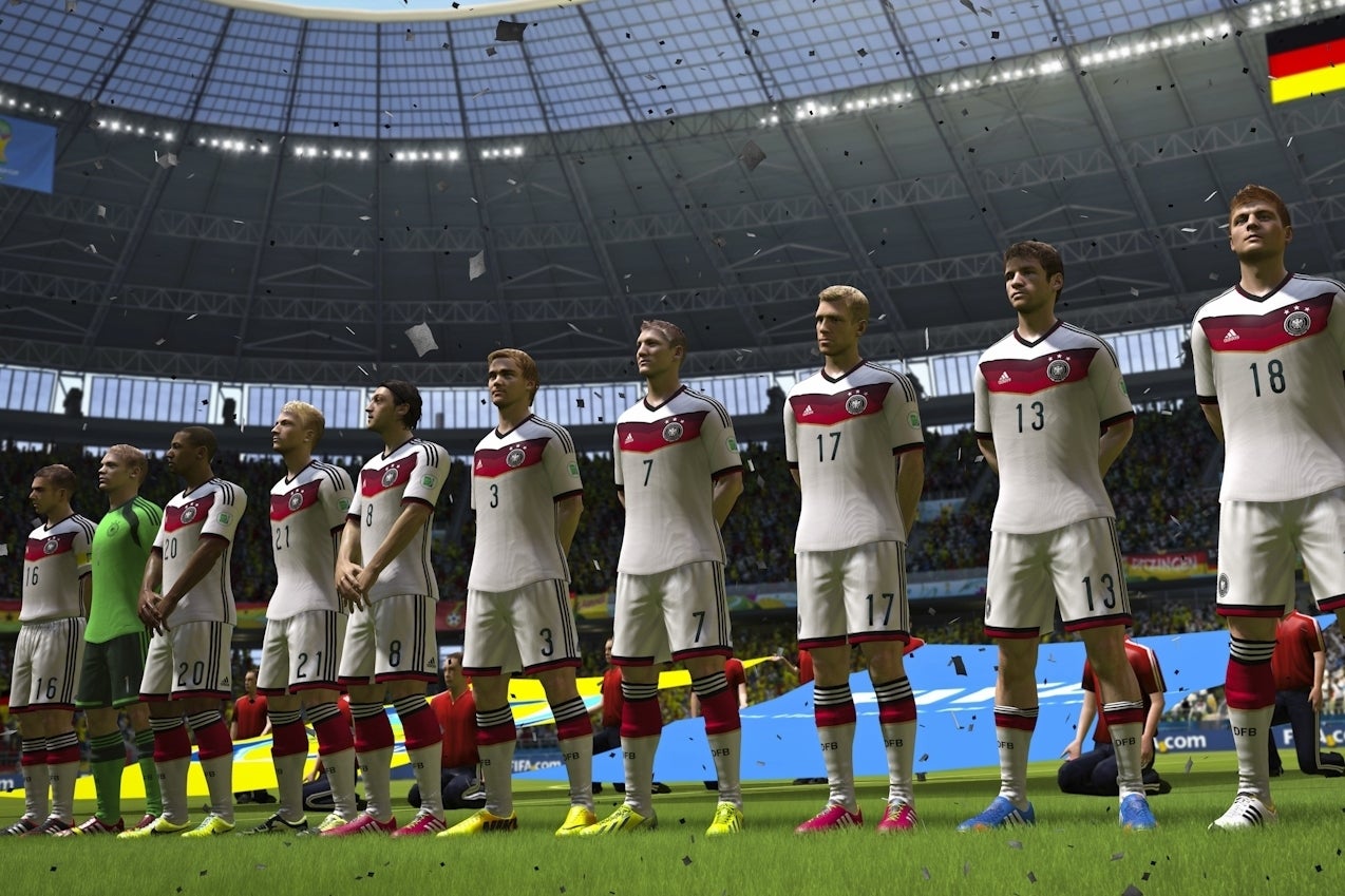 Immagine di Mondiali FIFA Brasile 2014 ci mostra le esultanze e le abilità dei giocatori