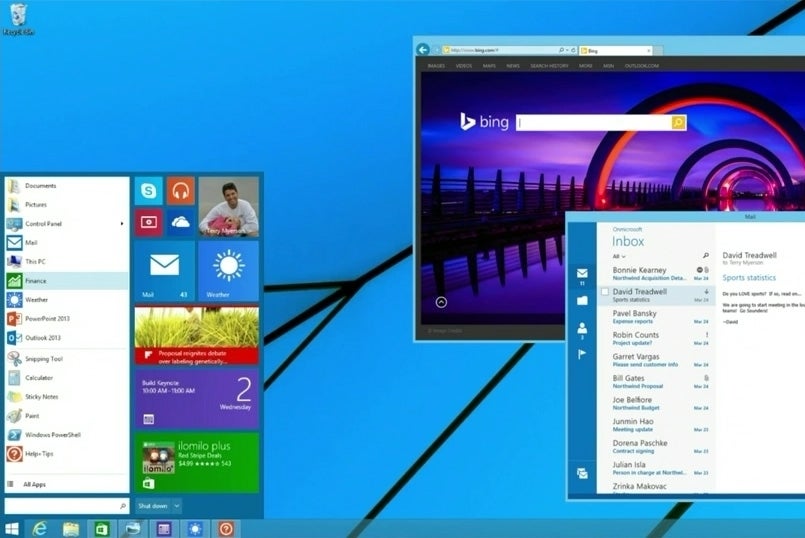 Obrazki dla Menu Start wróci do Windows 8