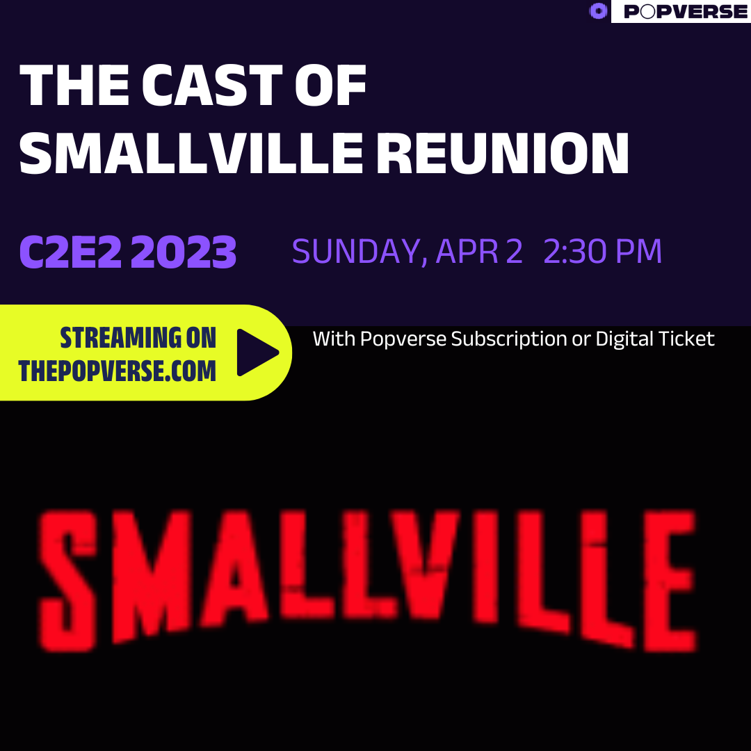 Image for Livestream the Smallville Reunion with Tom Welling, Kristin Kreuk, and more from C2E2 '23