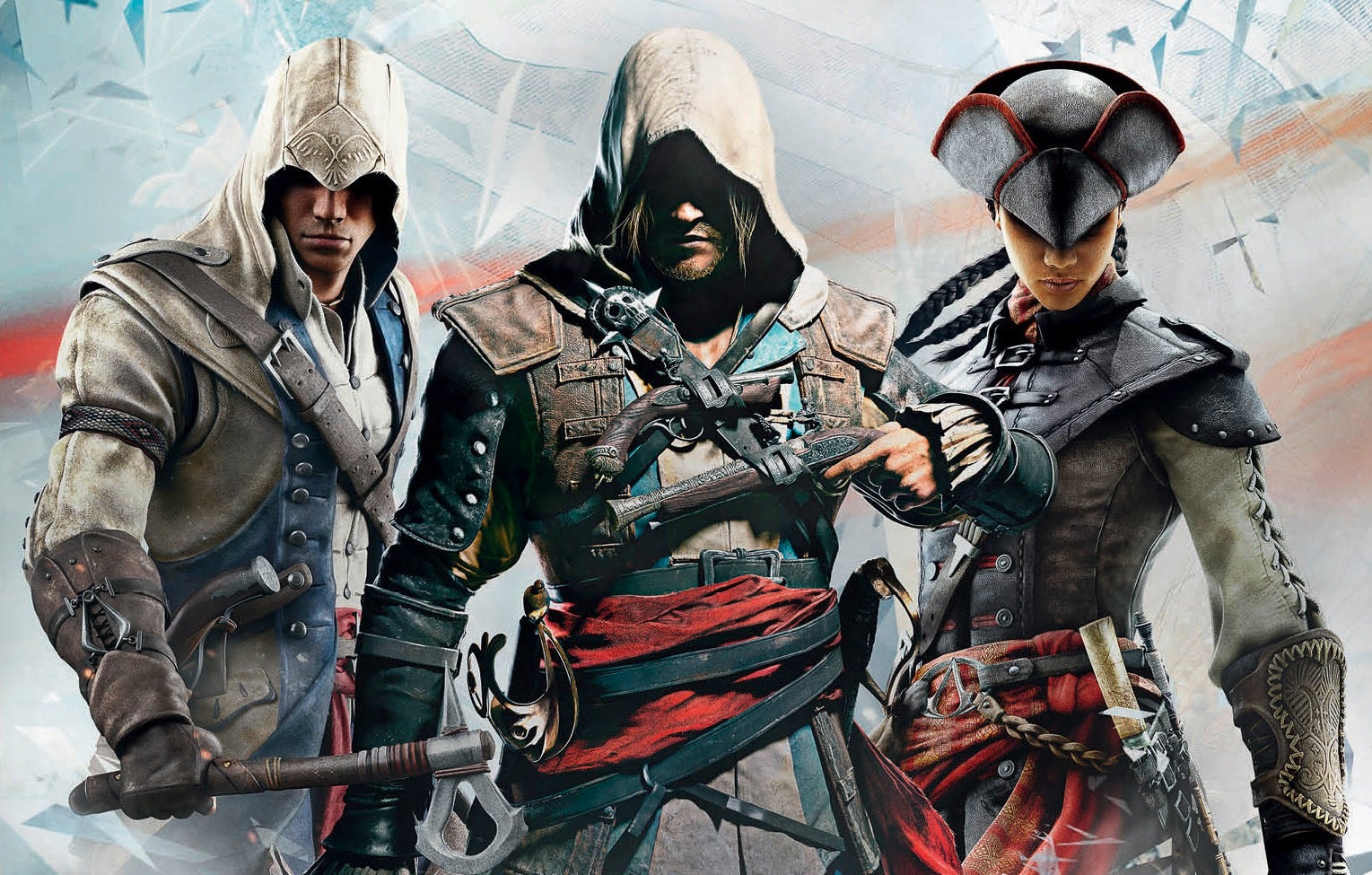Obrazki dla Zestaw gier Assassin's Creed 3, Liberation i Black Flag ukaże się 3 października
