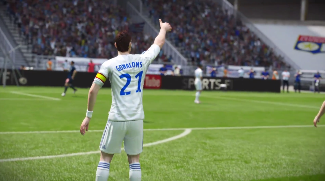 Obrazki dla Wyjątkowo zaangażowani gracze i skacząca rybka w zwiastunie FIFA 15