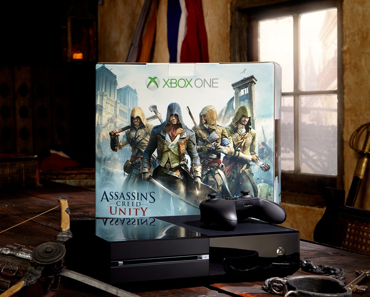 Obrazki dla Assassin's Creed Unity dostępne także w zestawie z konsolą Xbox One