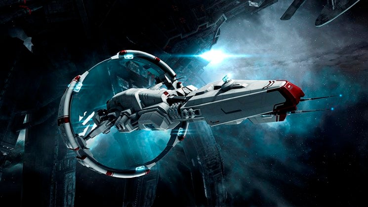 Obrazki dla Nowy zwiastun EVE Online prezentuje kosmiczne bitwy z udziałem graczy