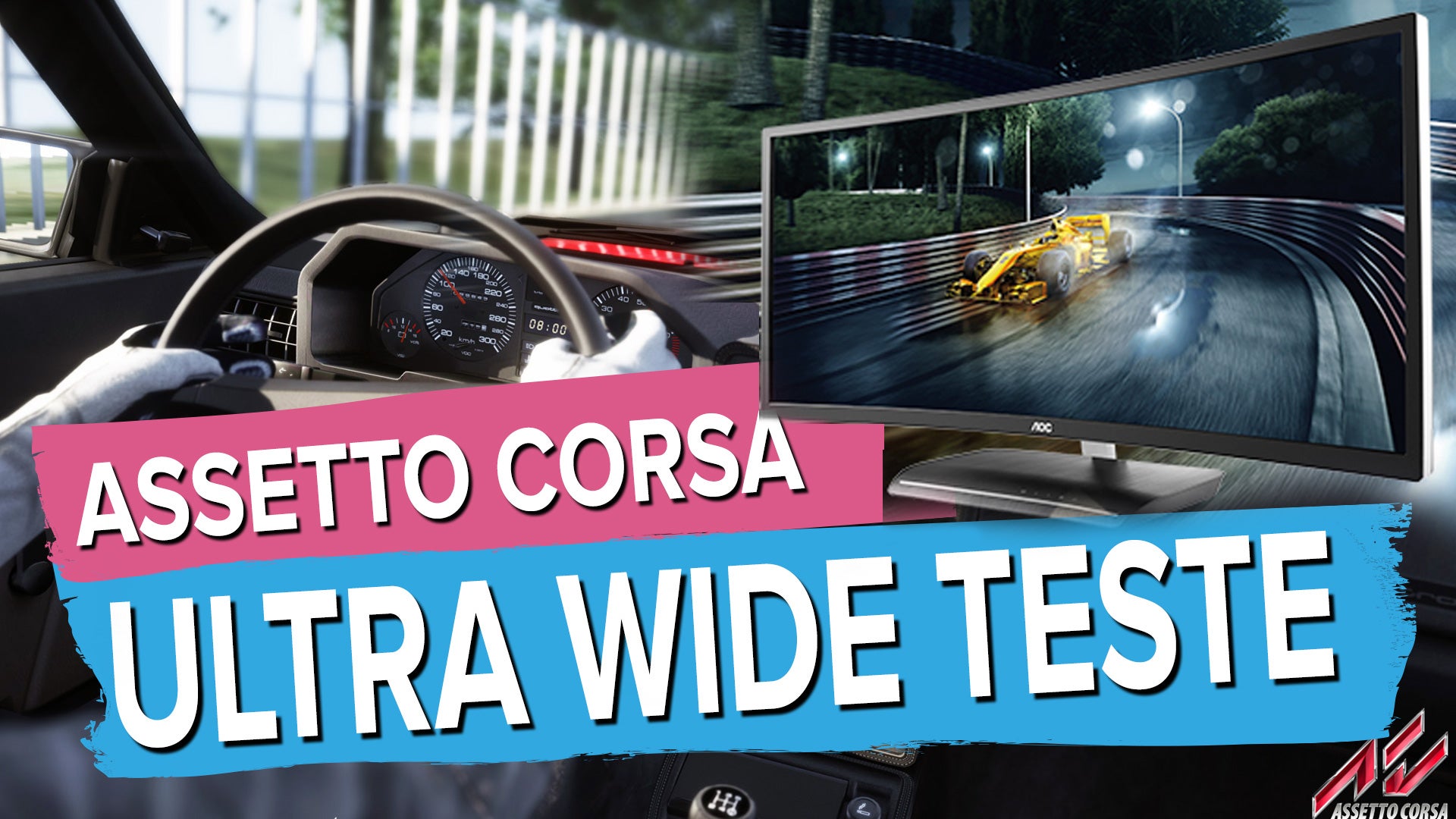 Imagem para Assetto Corsa - Ultra Wide (2560 x 1080) - Teste AOC 35"