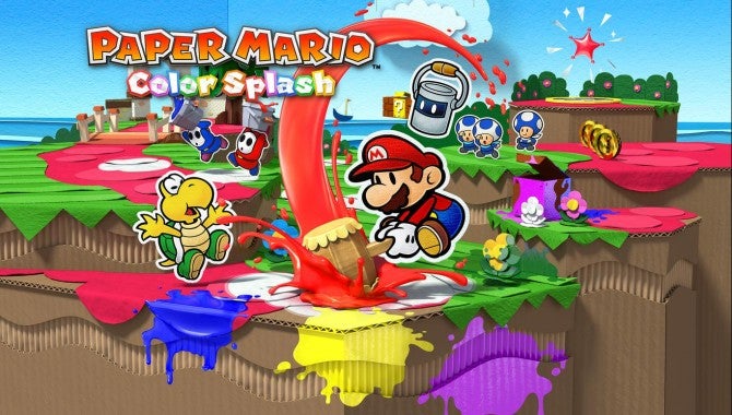 Imagem para Novo vídeo de Paper Mario: Color Splash