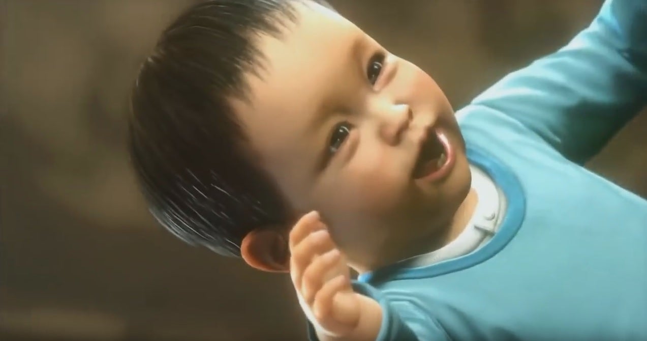 Obrazki dla Rzut niemowlakiem w zwiastunie gry akcji Yakuza 6