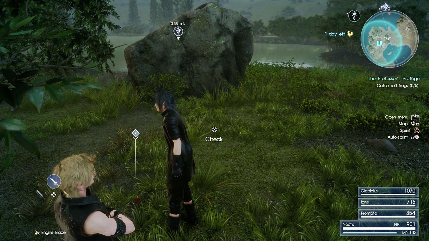 Final Fantasy 15   The Professor s Protege red frog and yellow frog locations - 59