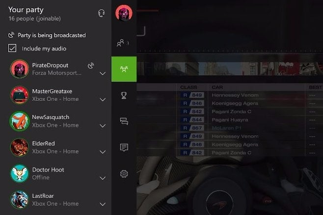 Definitie omdraaien Individualiteit 16-person Party Chat and better Xbox 360 integration in next Xbox One  update | Eurogamer.net