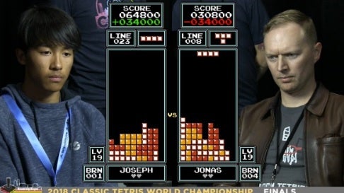 Image for 16-year-old Tetris prodigy defeats seven-time world champion to become king of classic Tetris