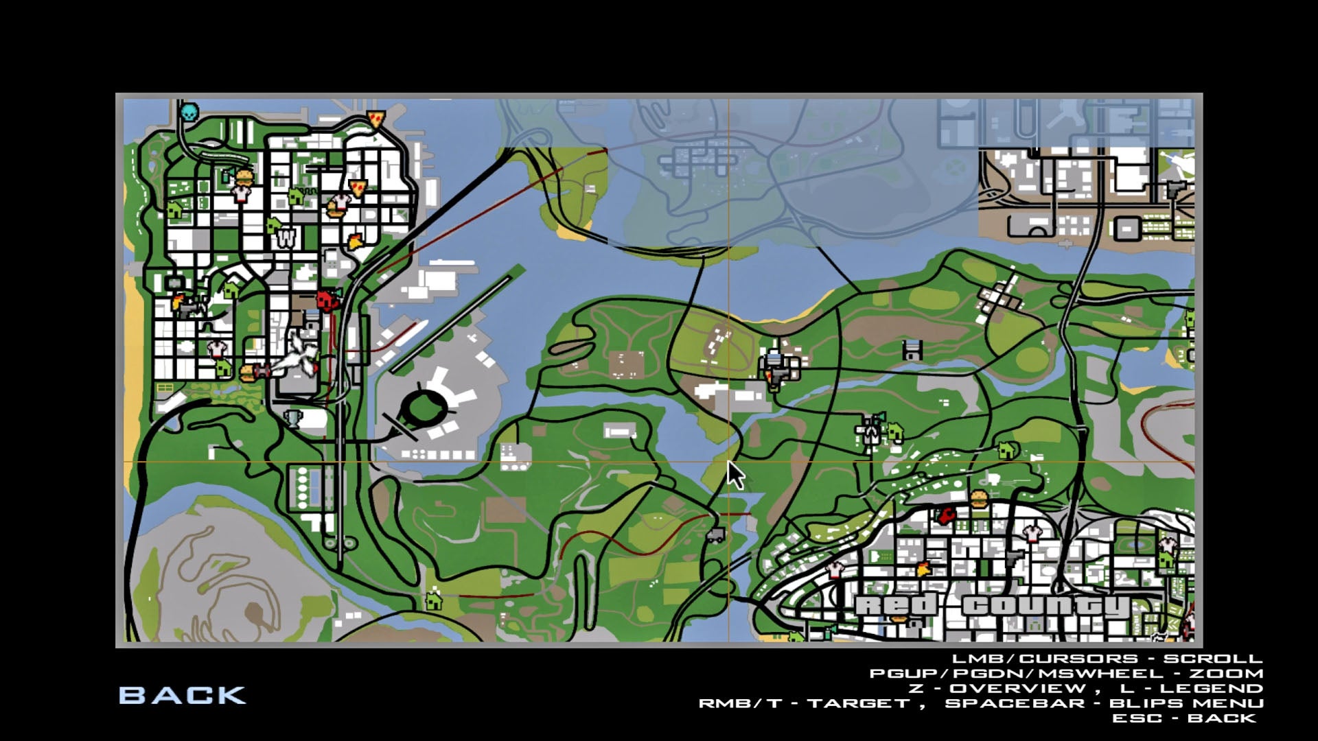 Obrazki dla GTA San Andreas - mapa: jak odblokować całą mapę