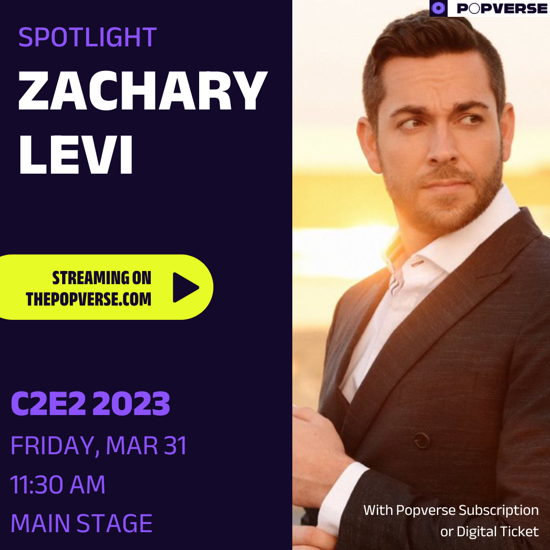 Zachary Levi at C2E2