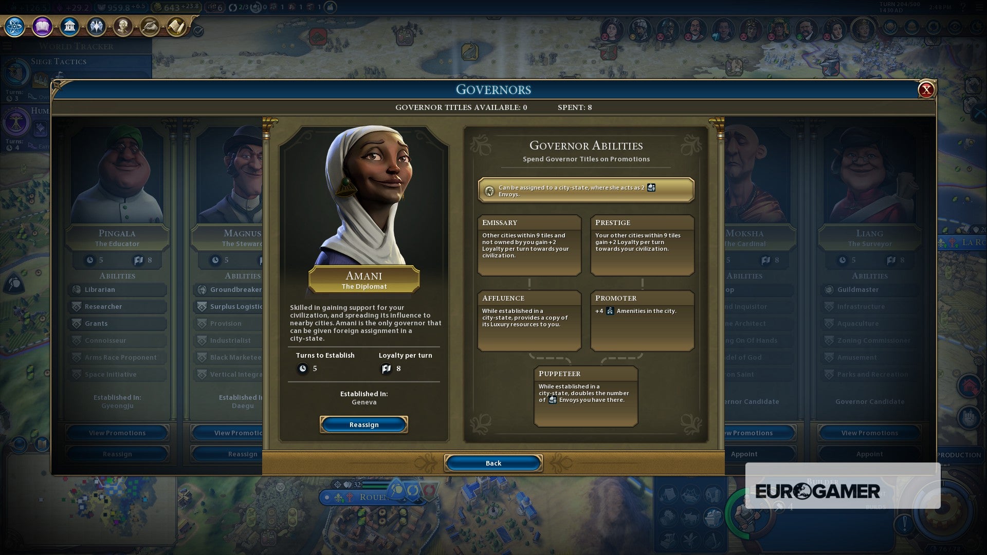 Civilization 6 Loyalty and Governors explained   how to increase Loyalty and earn Governors in Civ 6 - 9