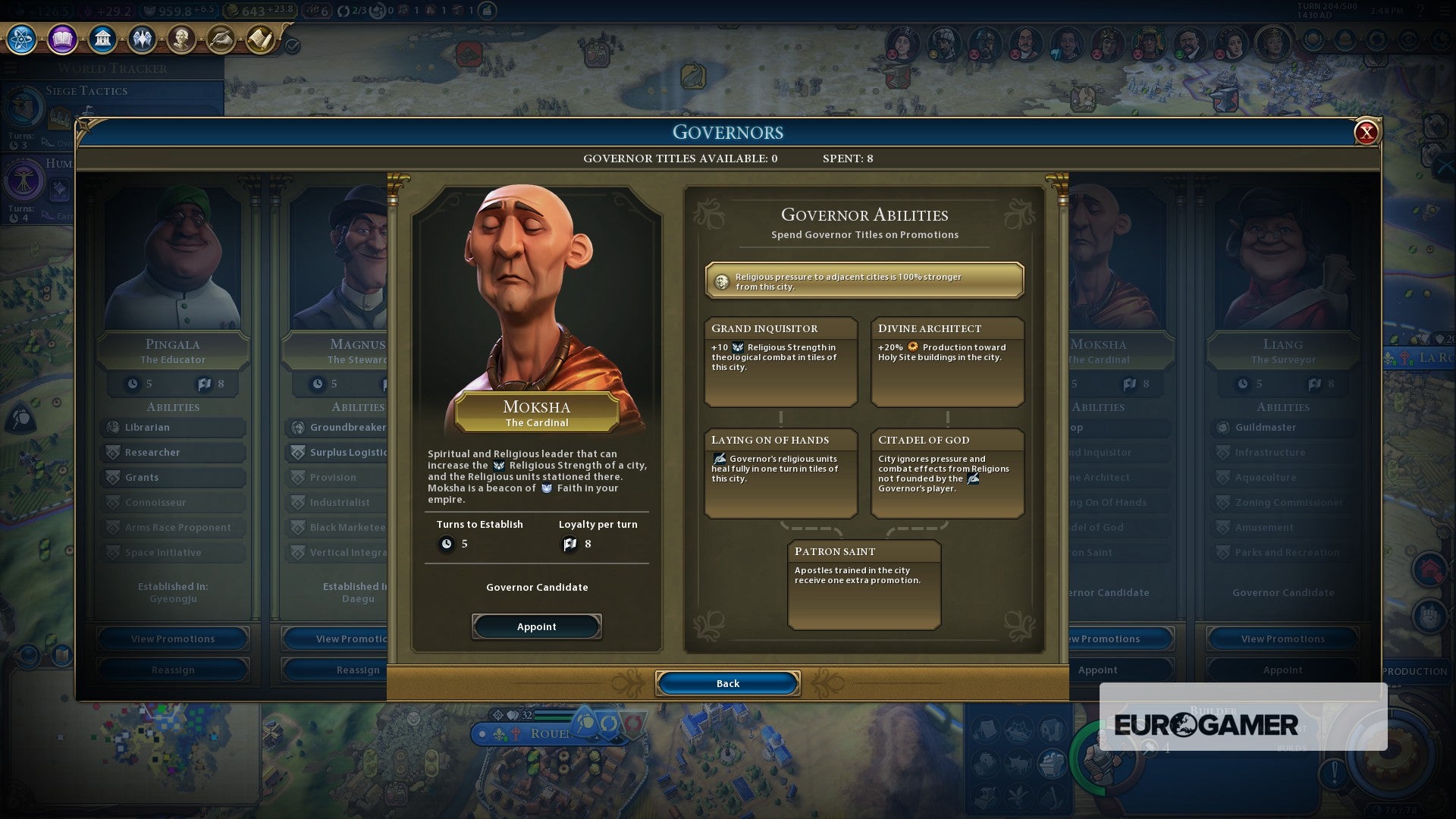 Civilization 6 Loyalty and Governors explained   how to increase Loyalty and earn Governors in Civ 6 - 22