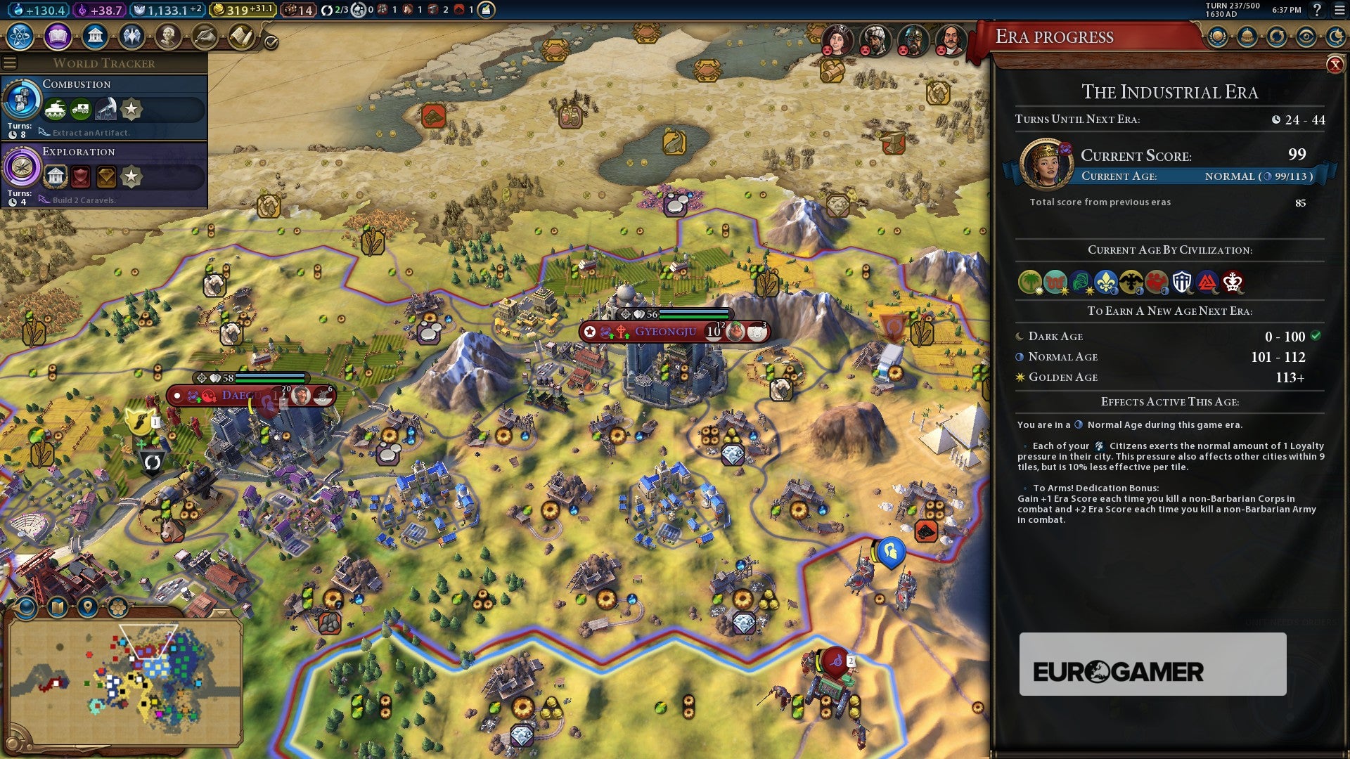 Civilization 6 Era Score   how to earn Era Points and Historic Moments  plus Golden Ages  Heroic Ages  Dark Ages and Dedications explained - 31