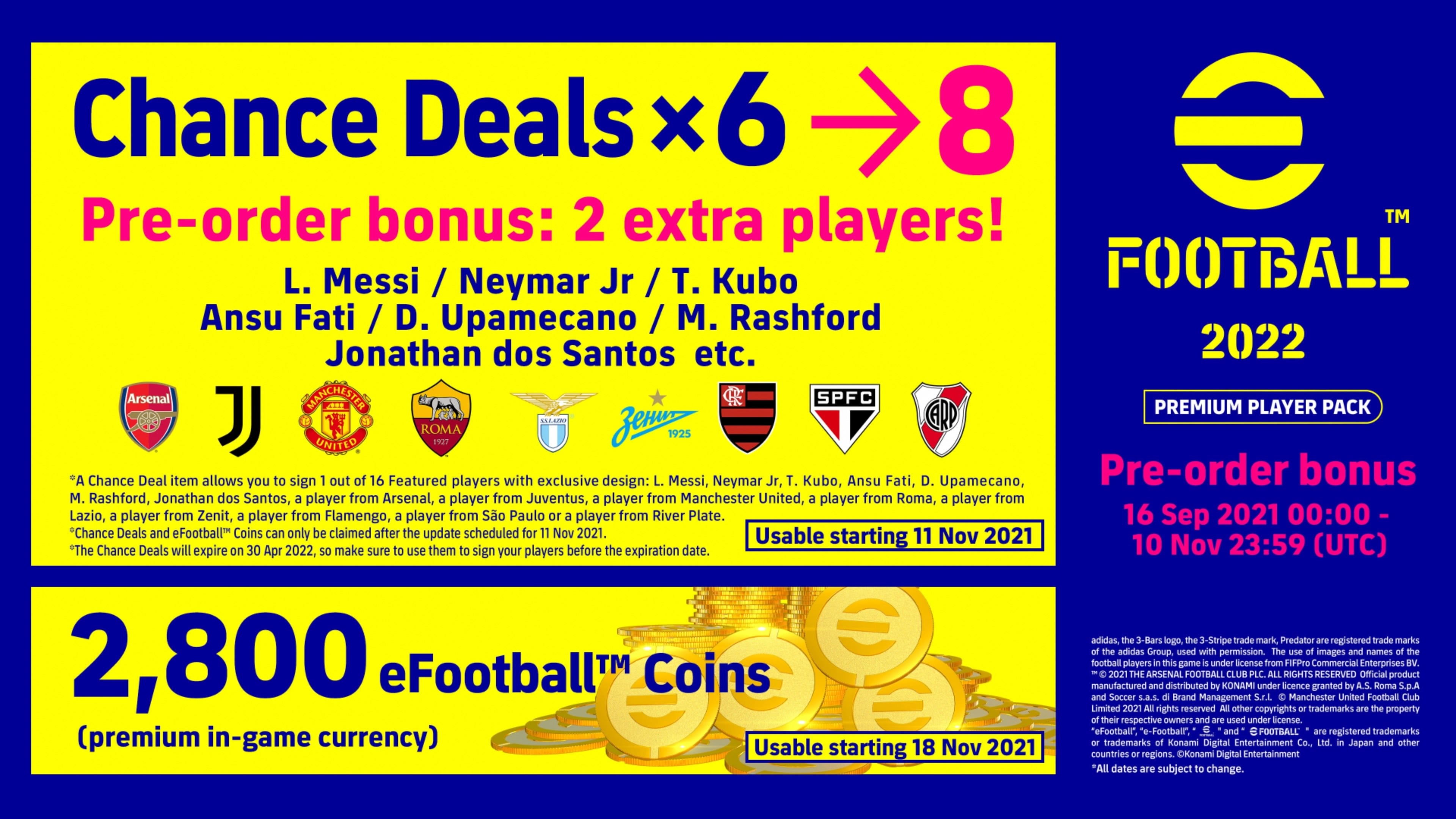 Konami Selling A 33 Efootball Premium Player Pack You Can T Use Until November Eurogamer Net