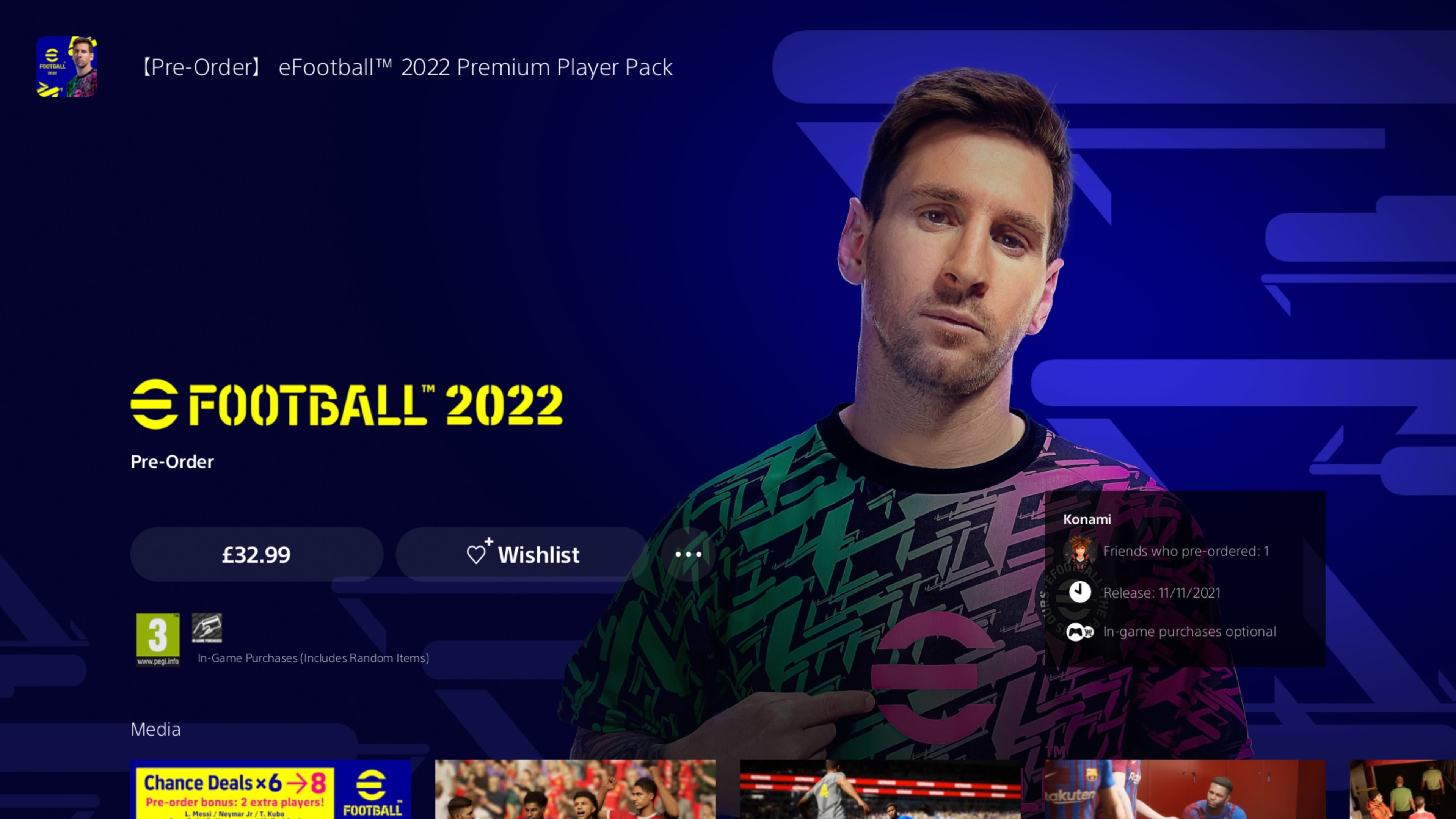 Konami selling a  33 eFootball premium player pack you can t use until November - 93