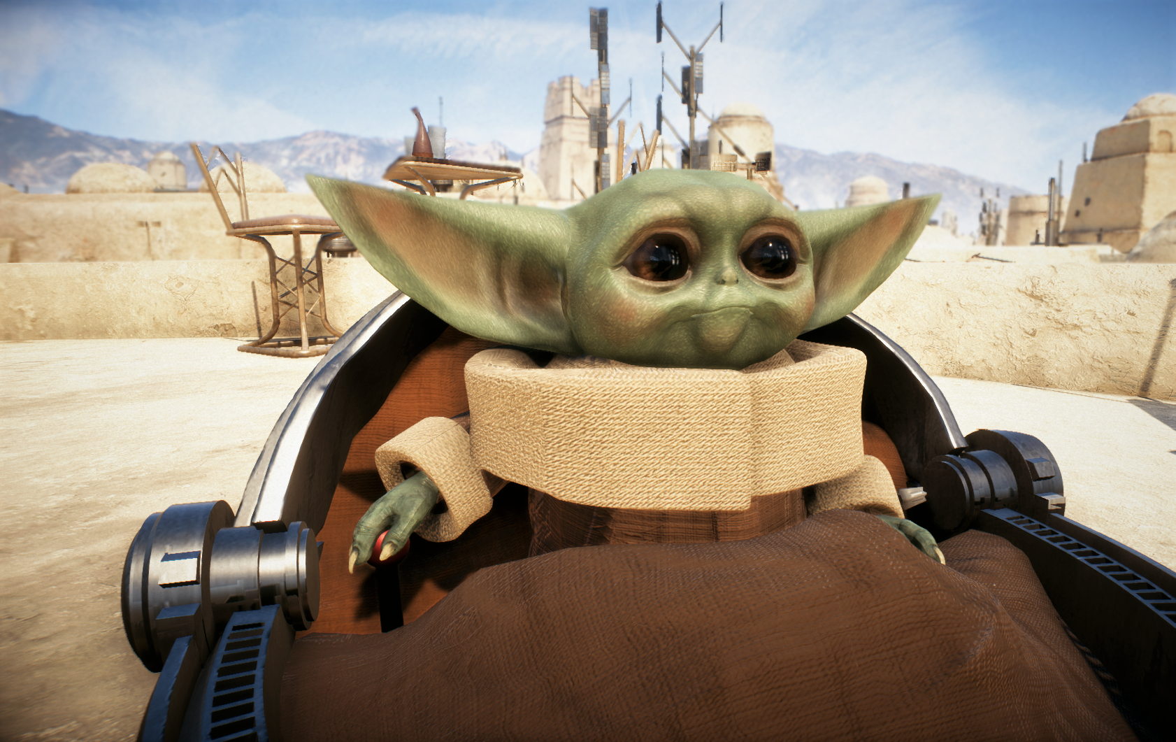 Obrazki dla Baby Yoda w Star Wars Battlefront 2 - dzięki modyfikacji