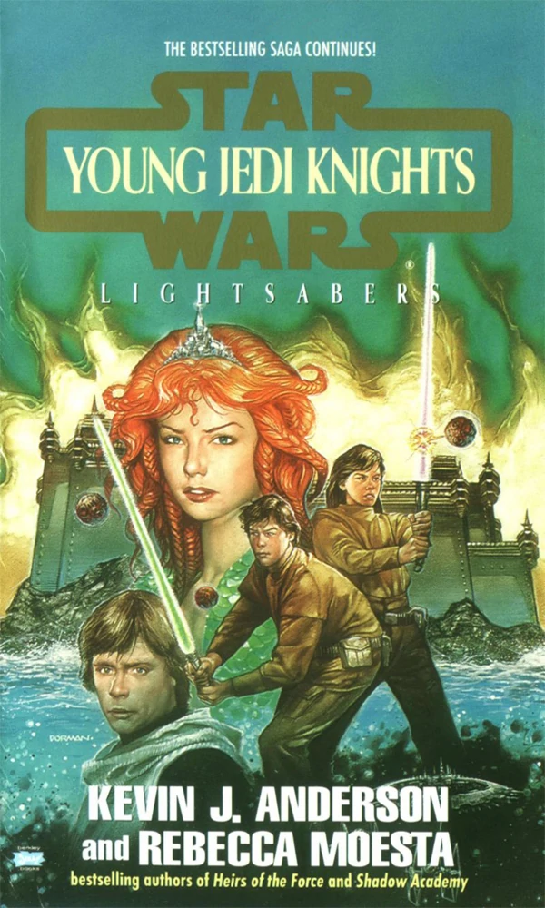Lightsabers book cover by Dave Dorman