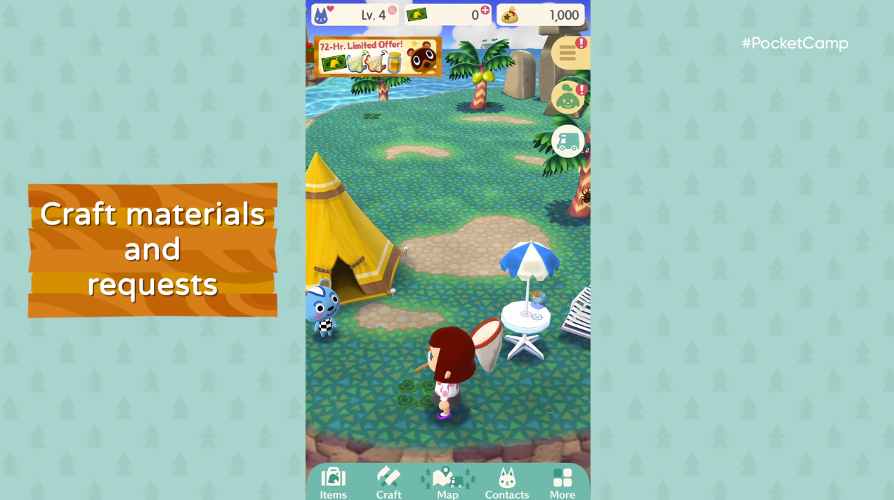 black star tee pocket camp