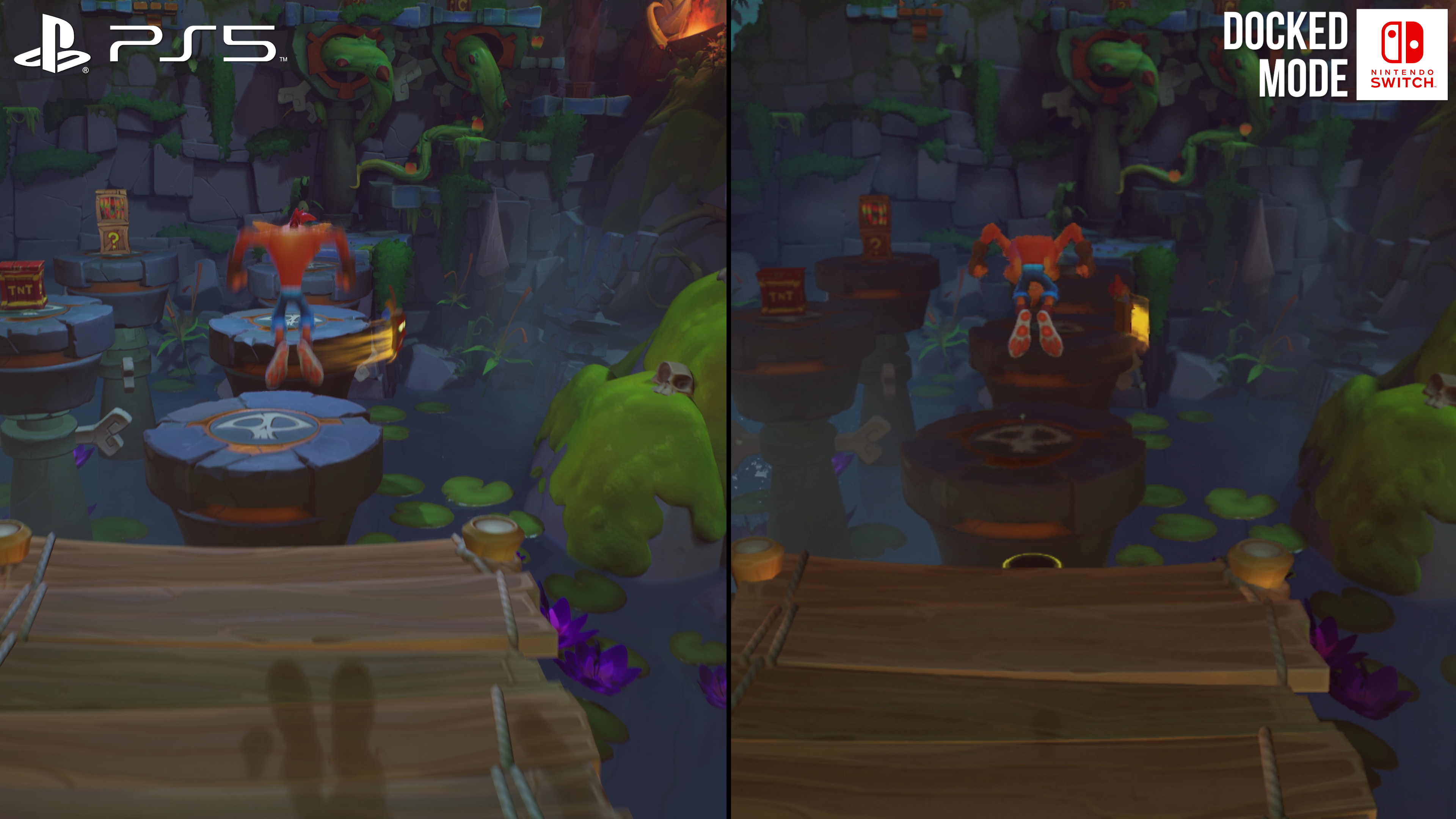 Crash Bandicoot 4 revisted  PlayStation 5 vs Nintendo Switch - 83