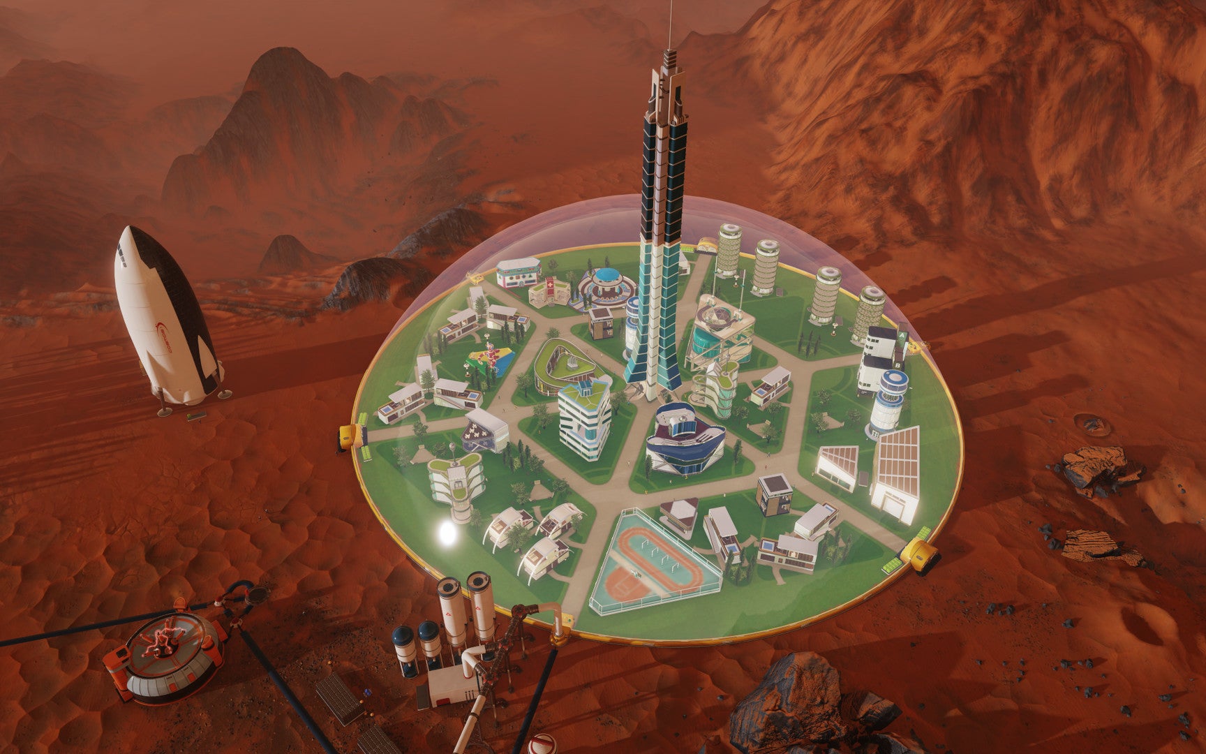 Obrazki dla Pierwsze spojrzenie na gameplay w ekonomicznym Surviving Mars