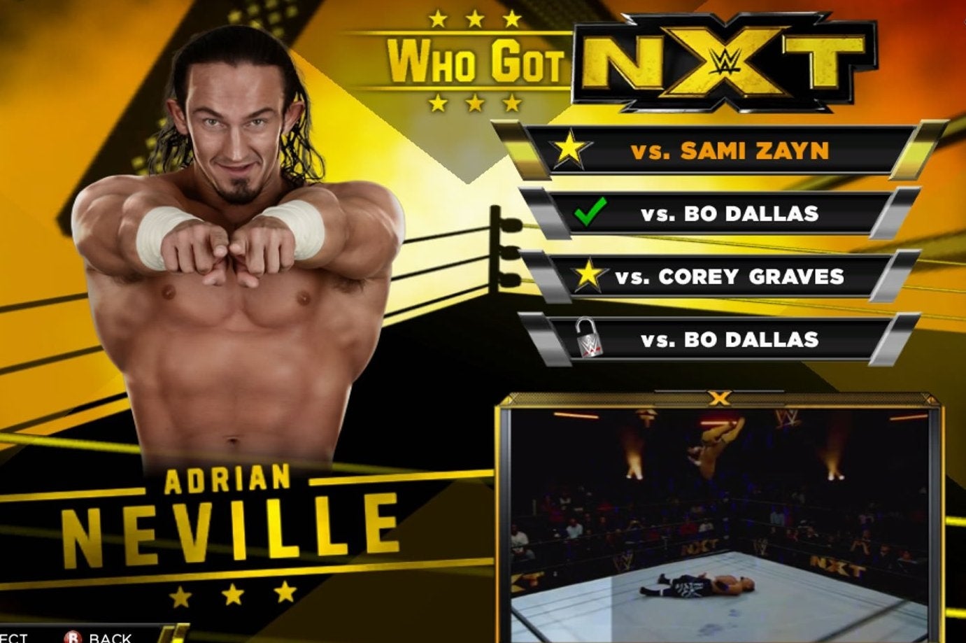 Imagen para Anunciado el modo Who Got NXT de WWE 2K15