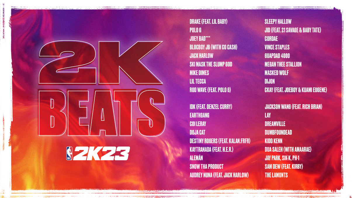 NBA 2K23 celebrates the link between music culture and basketball with