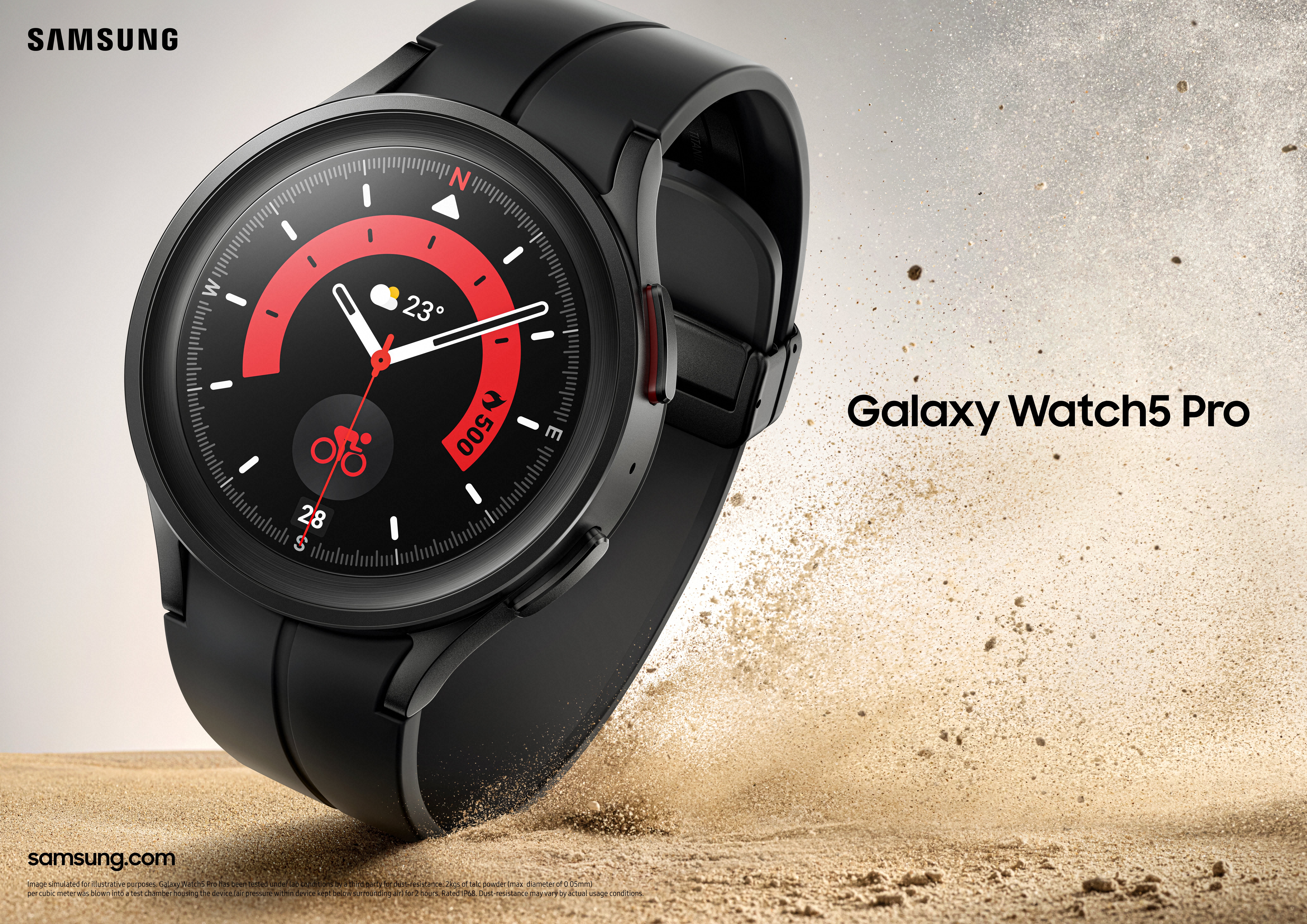 Imagem para Galaxy Watch 5 Pro tem bateria 60% maior do que o Galaxy Watch 4
