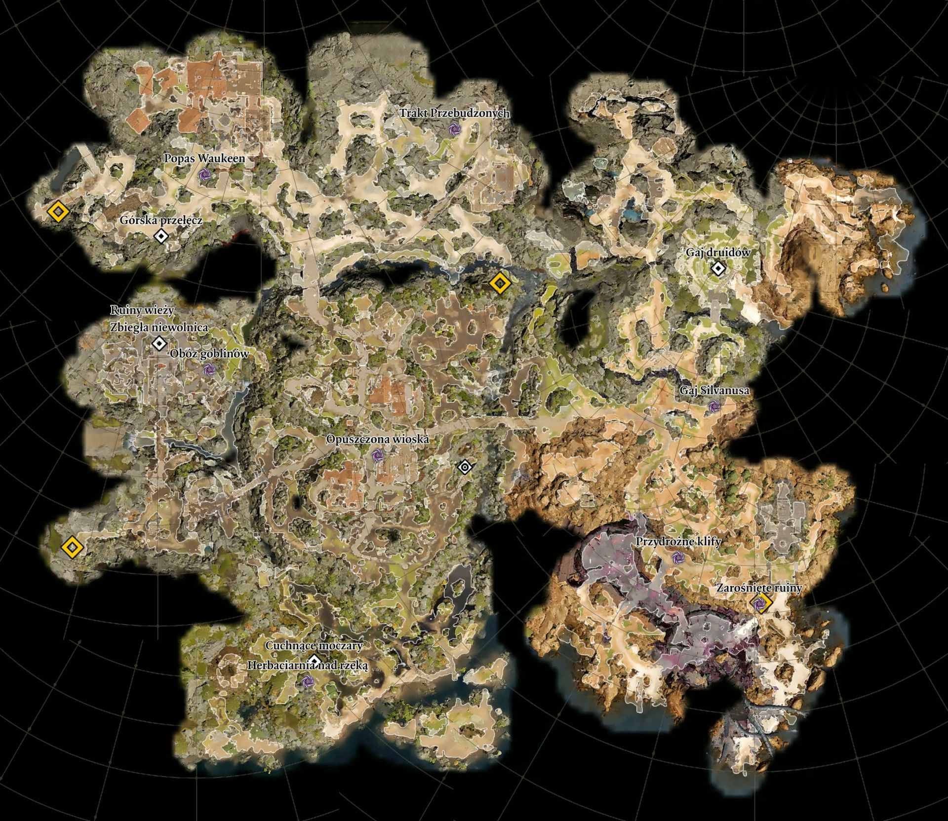 Obrazki dla Baldur's Gate 3 - mapa: Dzicz