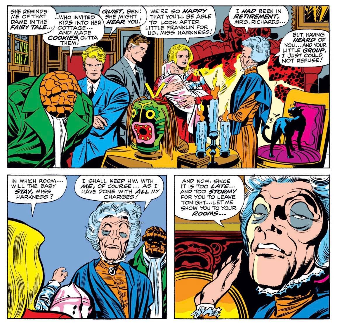 Agatha Harkness first appearance (Fantastic Four #94)